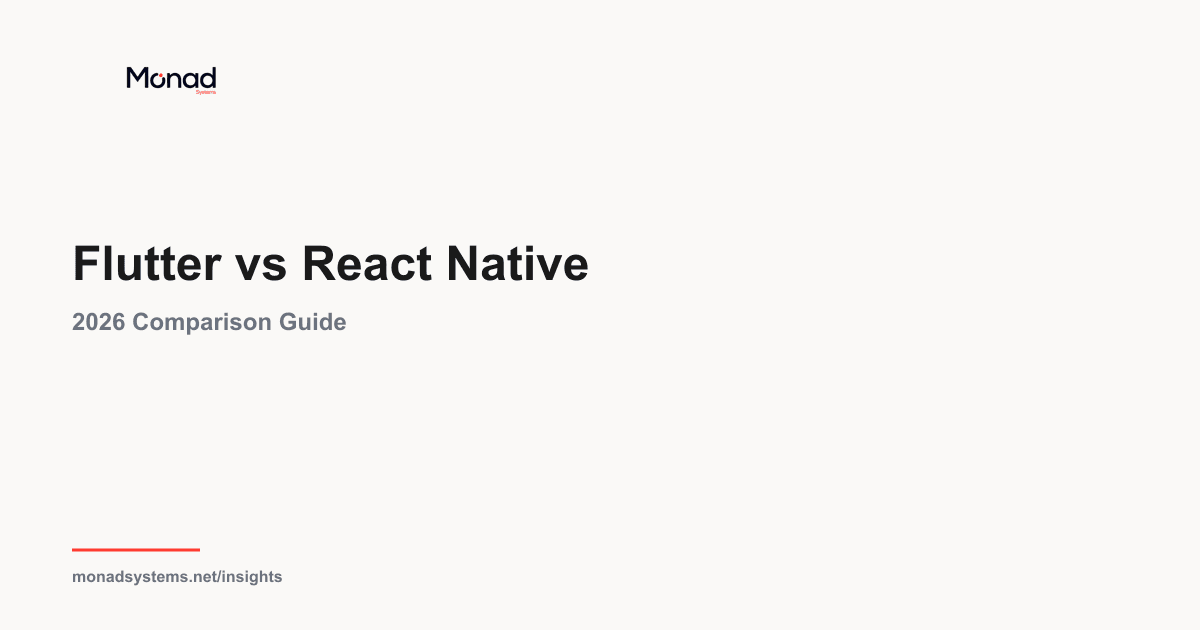 Flutter vs React Native in 2026: Which Should You Choose?